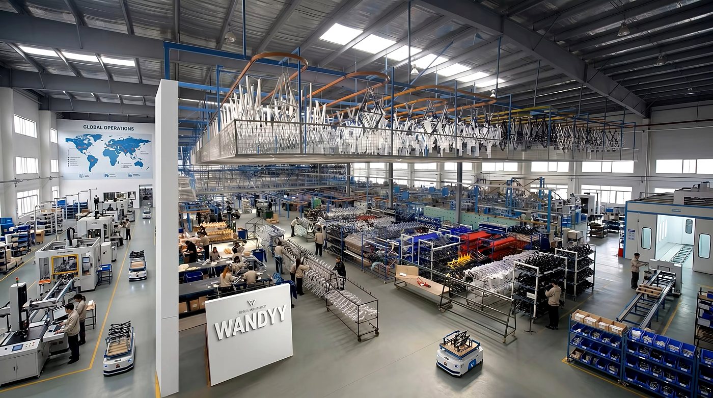 Ligne de production de vélos pour enfants chez WANDYY