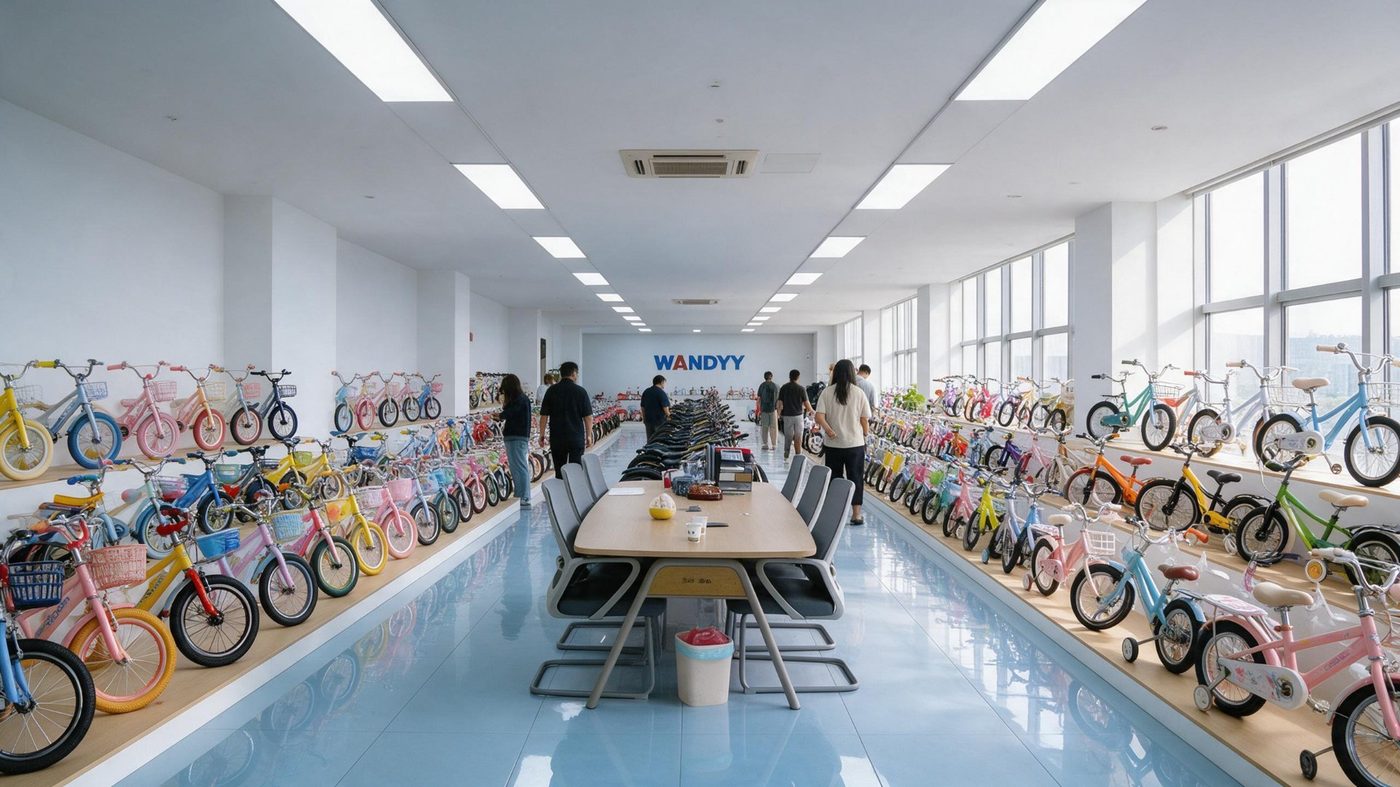 Showroom WANDYY avec gamme complète de vélos pour enfants